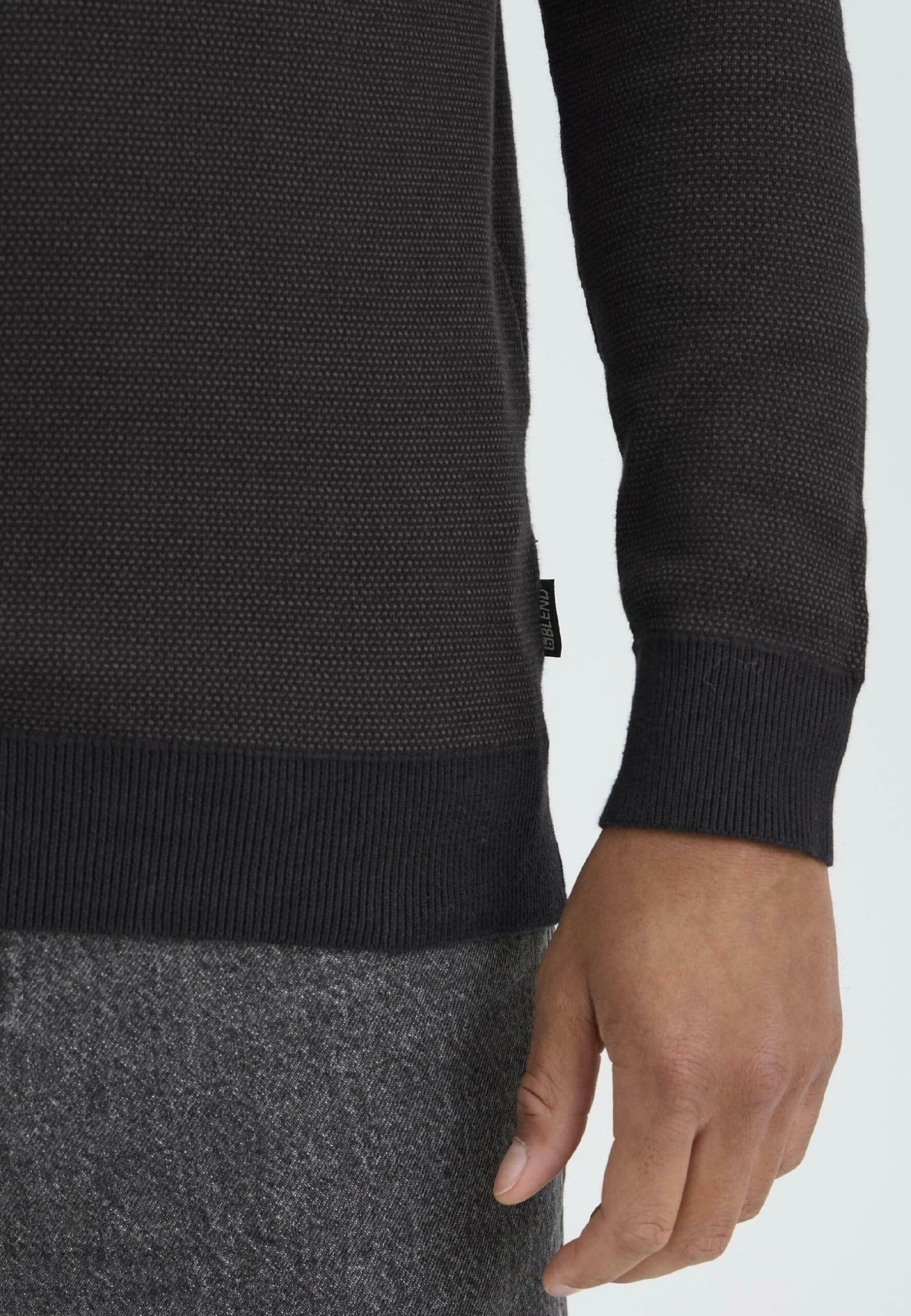 Blend BHBAAL HALF ZIPP - Jumper - Black Beauty 5 Blend BHBAAL HALF ZIPP - Jumper - Black Beauty - Image 5