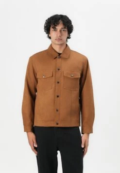 Only & Sons ONSDAMIAN - Faux Leather Jacket - Monks Robe