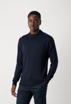 Scotch & Soda CORE DROPPED SHOULDER MOCK NECK - Jumper - Night 12 Scotch & Soda CORE DROPPED SHOULDER MOCK NECK - Jumper - Night -Indicode Men Wear Shop e239d9b40cb9465388a730750069224b