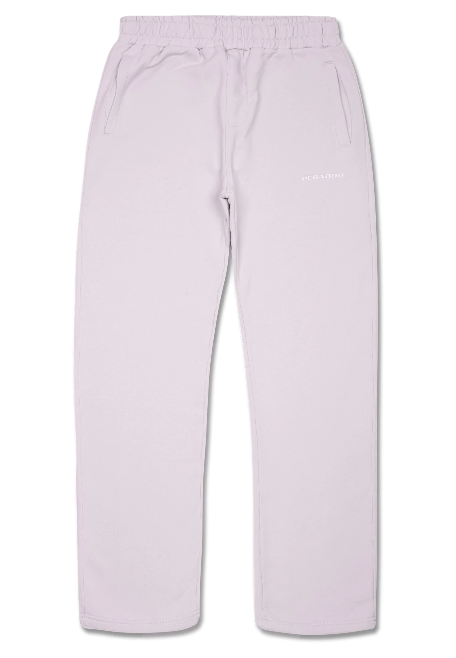 Pegador LOGO WIDE PANTS - Tracksuit Bottoms - Washed Light Lilac/white Gum 4 Pegador LOGO WIDE PANTS - Tracksuit Bottoms - Washed Light Lilac/white Gum - Image 4