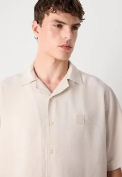 Boss LAPISY - Shirt - Light Beige -Indicode Men Wear Shop e2e09da1c8324fdfbad6ae008c0bb745