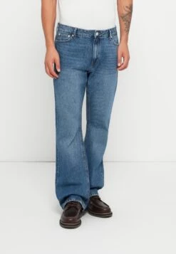 Only & Sons ONSGIBB - Relaxed Fit Jeans - Dark Medium Blue Denim