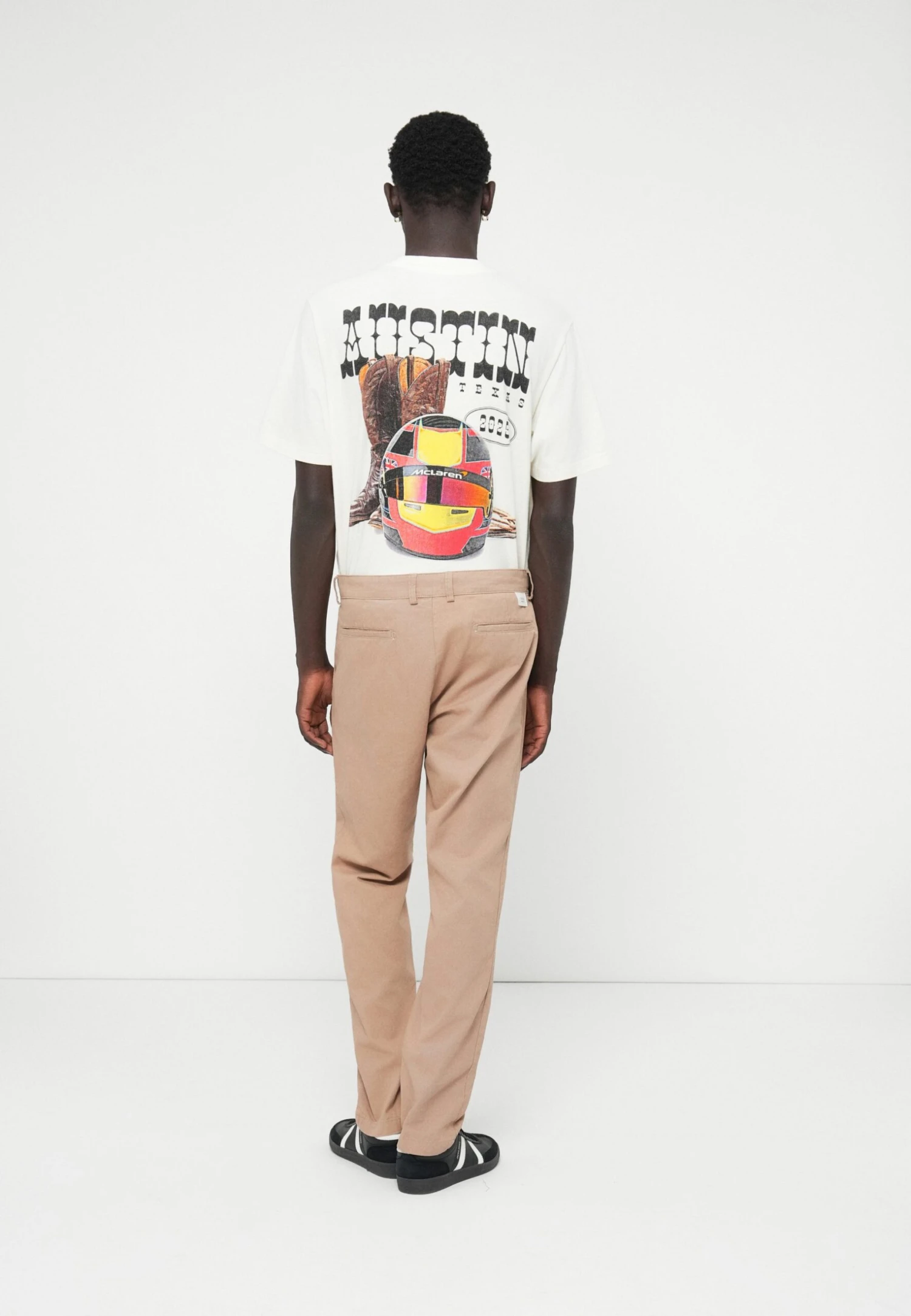 Replay PANTS - Straight Leg Jeans - Beige 3 Replay PANTS - Straight Leg Jeans - Beige - Image 3