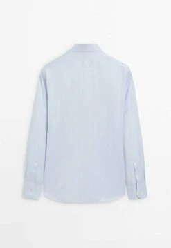 Massimo Dutti SLIM FIT GARMENT - Formal Shirt - Light Blue -Indicode Men Wear Shop e3a7e4ada54e40a189da9c33cd60074a