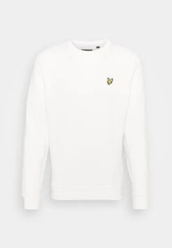 Lyle & Scott Crew Neck - Sweatshirt - White -Indicode Men Wear Shop e40f55bd35c6473a9d920742c1485f7a