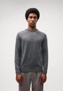 Marc O'Polo CREWNECK - Jumper - Graphite Grey Melange -Indicode Men Wear Shop e410ecc148be4efbbefffa8b28ff865d
