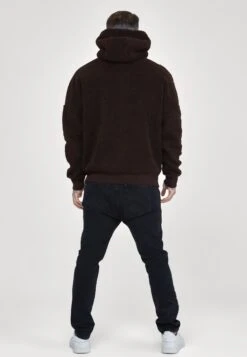 SikSilk Borg Oversized Hoodie - Hoodie - Dark Brown -Indicode Men Wear Shop e62e4926a9264ab2a3e39a7f7dd2d6f6