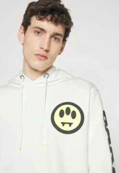 BARROW Hoodie Unisex - Sweatshirt - Off White -Indicode Men Wear Shop e7e7866582d34aaa98b5257dc4c1514b