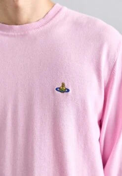 Vivienne Westwood ALEX ROUND NECK - Jumper - Pink -Indicode Men Wear Shop e84ad6ee042f4c8cadfeb4148f40c1ab