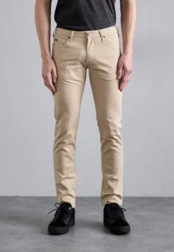 Emporio Armani 5 POCKETS PANT - Slim Fit Jeans - Beige