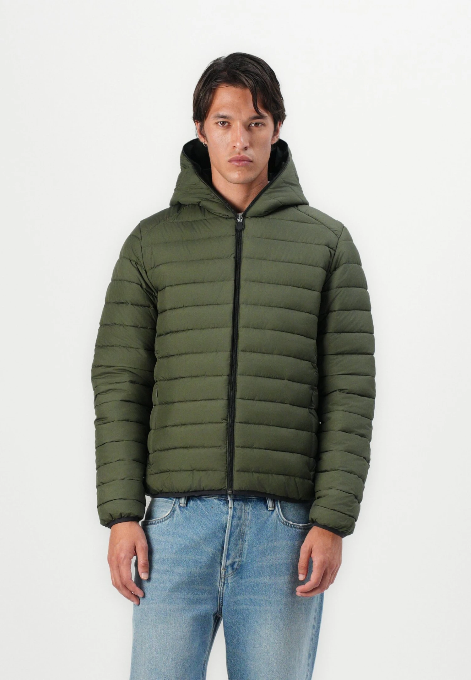 SAVE THE DUCK EZRA - Winter Jacket - Green Black 3 SAVE THE DUCK EZRA - Winter Jacket - Green Black - Image 3