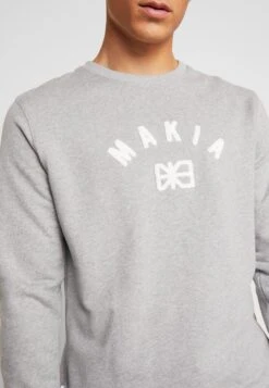 Makia Brand - Sweatshirt - Grey -Indicode Men Wear Shop eace16bafc324950bcc92a795b4a03ef