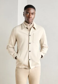 Lindbergh SUPERFLEX OVER - Summer Jacket - Light Stone