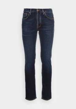 Nudie Jeans Grim Tim - Slim Fit Jeans - Dark Blue Denim -Indicode Men Wear Shop eb5d33096a2f4ce3904df4e4ba03ef47