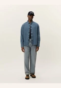 Les Deux KONRAD - Shirt - Light Indigo Wash