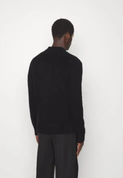 J.Lindeberg Yousin Logo Zip - Cardigan - Black -Indicode Men Wear Shop edb787b823eb40aca3d761525e78e99f