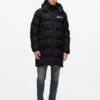 Karl Lagerfeld Jeans LONG PUFFER - Winter Jacket - Black