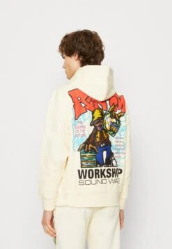 MARKET Soundwave Hoodie Unisex- Sweatshirt - Cream
