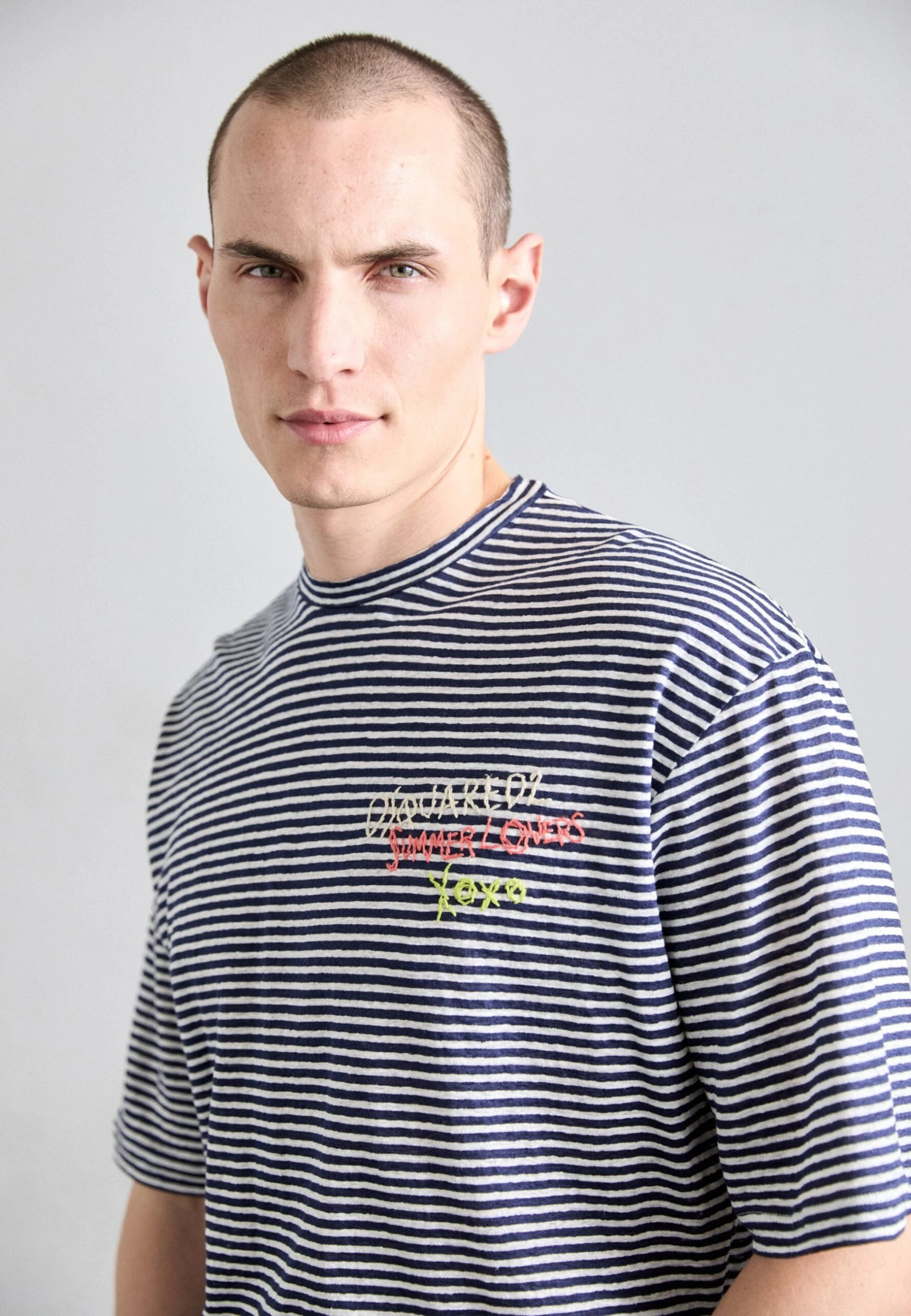 DSQUARED2 LOOSE FIT TEE - Print T-shirt - White/blue 3 DSQUARED2 LOOSE FIT TEE - Print T-shirt - White/blue - Image 3