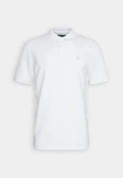 Marc O'Polo Short Sleeve Button Placket Slits At Hem - Polo Shirt - White -Indicode Men Wear Shop ef14872c23864471ab32afaebc0af061