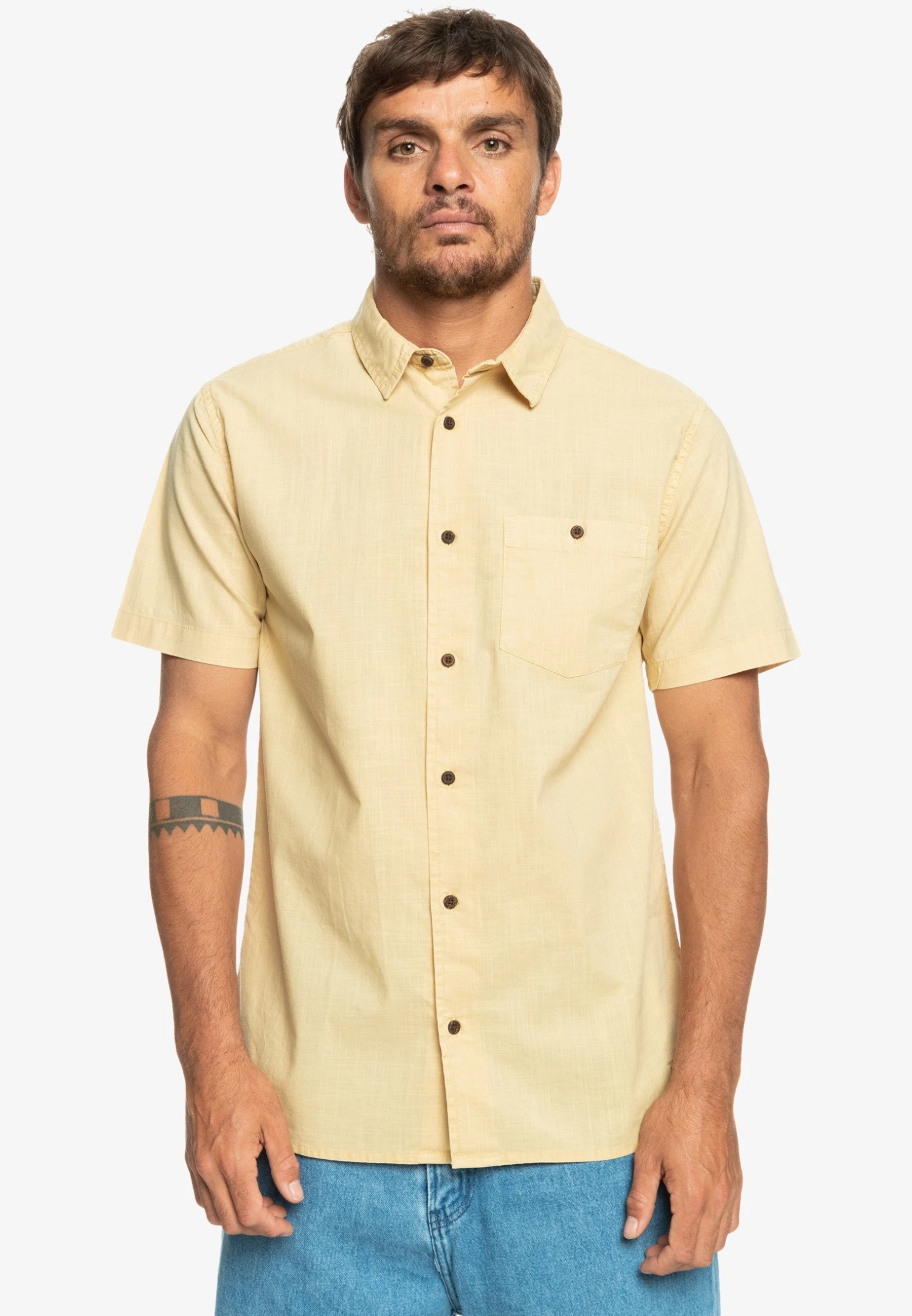 Quiksilver Bolam - Shirt - Wheat 1 Quiksilver Bolam - Shirt - Wheat