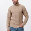 Pier One CABLE KNIT - Jumper - Coffee