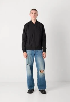 Calvin Klein MATTE JACKET - Bomber Jacket - Black -Indicode Men Wear Shop f4edb2cb234a4290be0686d965c0e110