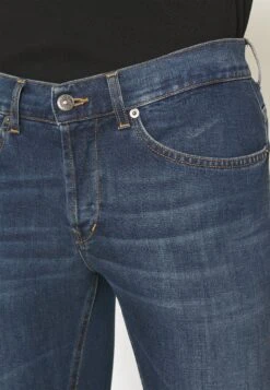 Dondup Pantalone George - Slim Fit Jeans - Blue -Indicode Men Wear Shop f7125886b8454da685d860f1182b8d79