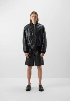 Holzweiler Reb Jacket - Faux Leather Jacket - Black