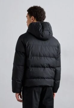 MOSCHINO LAUREL CROWN EMBLEM - Down Jacket - Multi Black -Indicode Men Wear Shop fdd43f6ab70f4a4783eccd2a23ee3a24