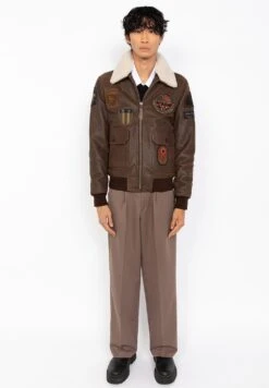 Schott AVIATOR - Bomber Jacket - Brown